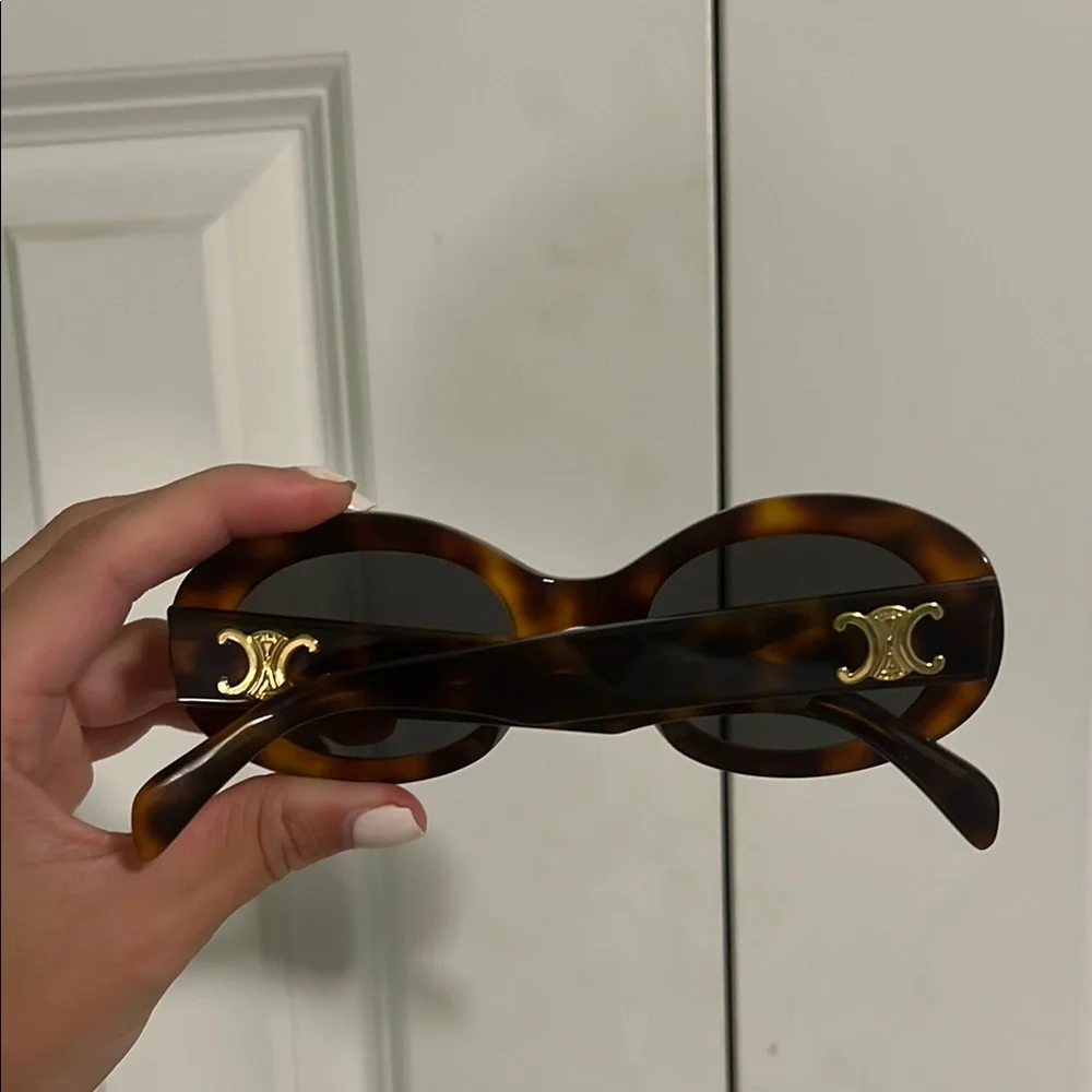 Celine Tortoise Shell Sunglasses - Picture 4 of 6